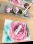 Preview: Tischset Platzset abwaschbar Pink Rose von ARTIPICS